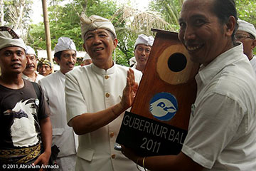 Bali starling release on Nusa Penida island