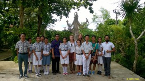 Our staff, volunteers, and students from Tanglad high school.